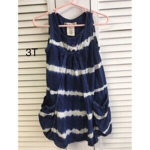 pandemonium 3T tie dye dress blue